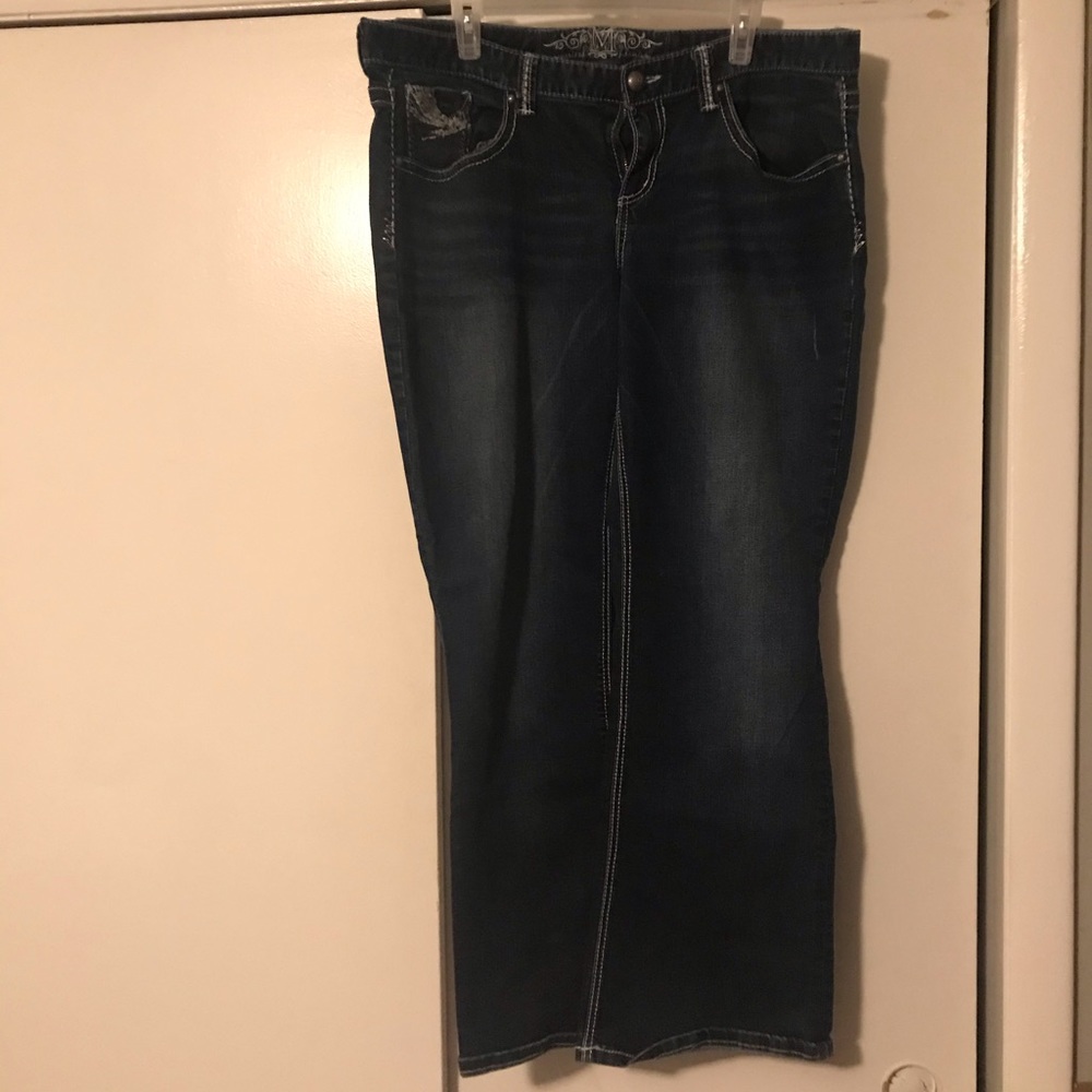 Maurice’s size 18 dark wash jeans